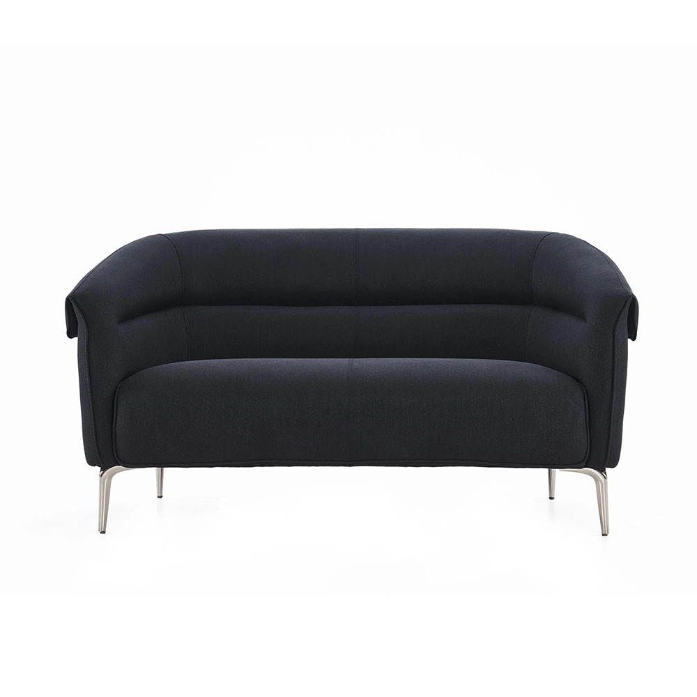 Диван двойка RFG Megan дамаска черен